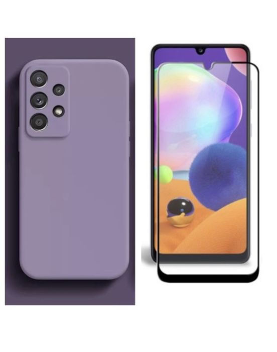 Husa Perfect Case si Folie Sticla 7D Samsung A33/A53/A54/A55/A56