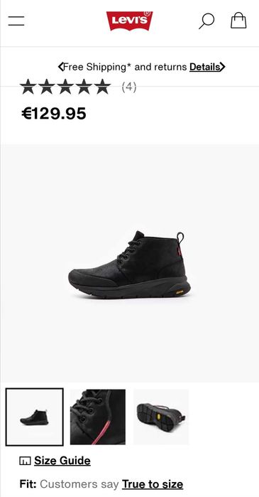 Ghete Levi's din piele naturala