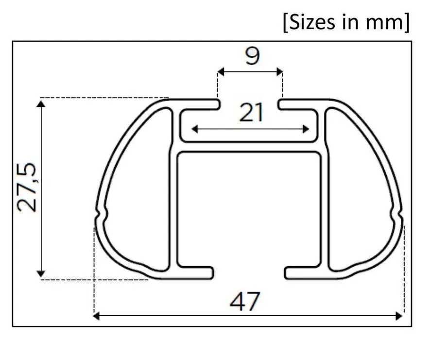 Напречни греди багажник MENABO Ariem Silver 120см