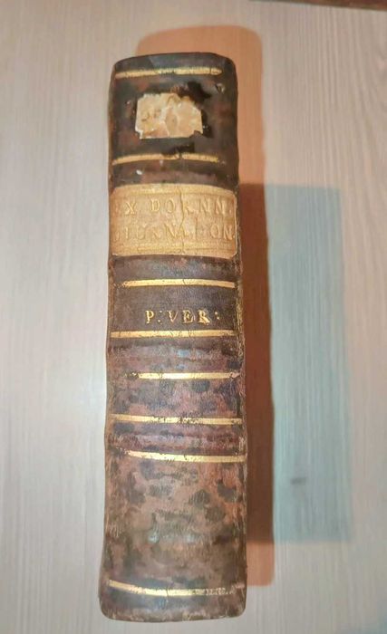 Carte religioasa 1759 AUTENTIC–vechime 250 ANI–PIELE ORIGINALĂ RARITAT
