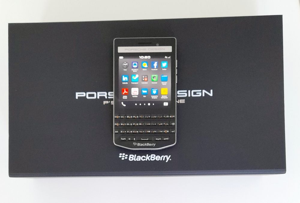BlackBerry Porsche Design P9983. Nou. Extra full box. Husa PD