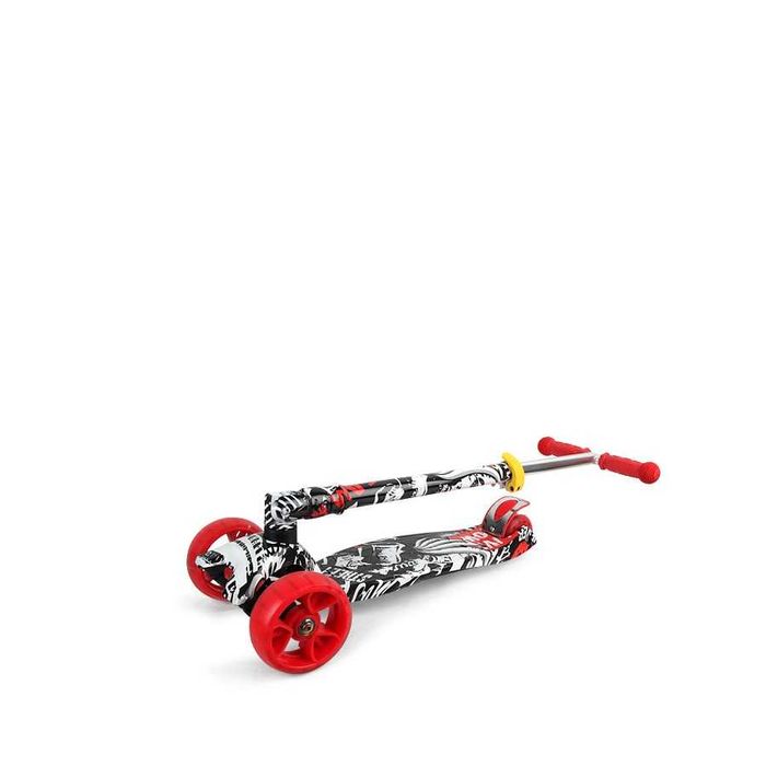 Детски скутер тротинетка Сгъваема Кроксър Ево 202 светещи гуми