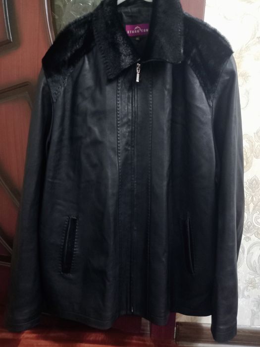 Мужская кожаная куртка