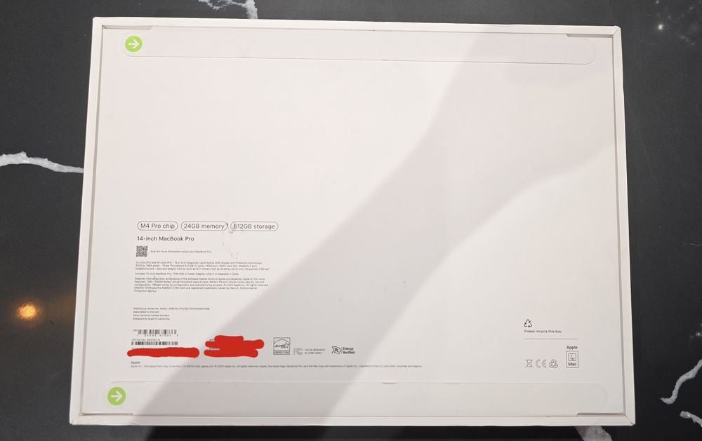 14.2'' MacBook Pro M4 24/512