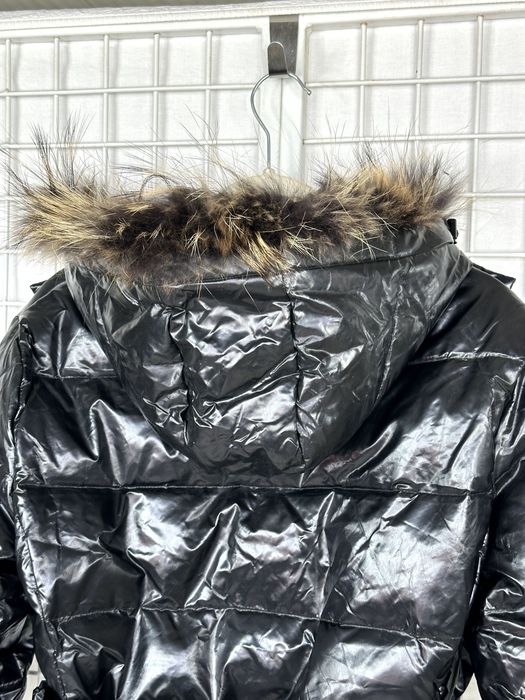 Дамско дълго пухено яке Moncler - размер М/L, Отлично състояние
