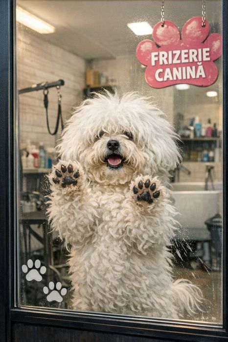 Tund catel sector 5 4 și 6 Frizerie canina / felina la domiciliu Bison Vet Grooming Tuns acasa Bishon Rahova Berceni Militari Ferentari Ghencea  Salaj