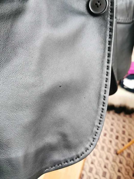 Sacou din Piele Veritabilă – Made in Italy (Nou)