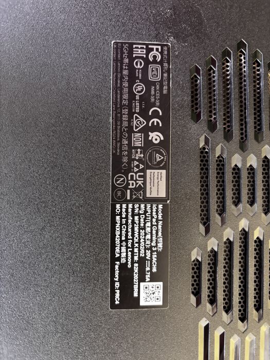 Laptop Lenovo Ideapad 3 Amd Ryzen 5, RTX 2050