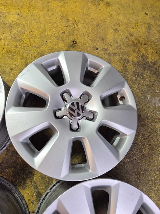 4 Jante Aliaj 5x112 16'' OEM VW Golf Passat Caddy Tiguan Sharan Touran