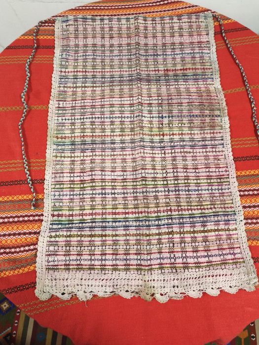 Сливенска и Ямболска автентични престилка, бели, кукери, вадени