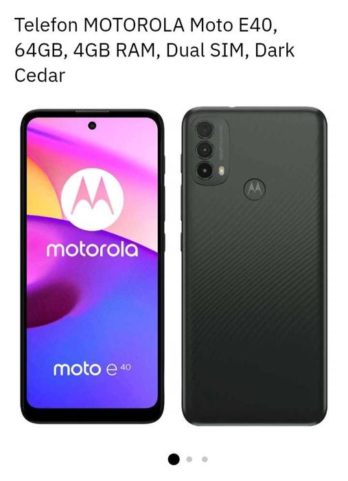 Motorola E 40 dual sim