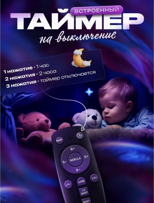 Детский ночник-проектор звездного неба