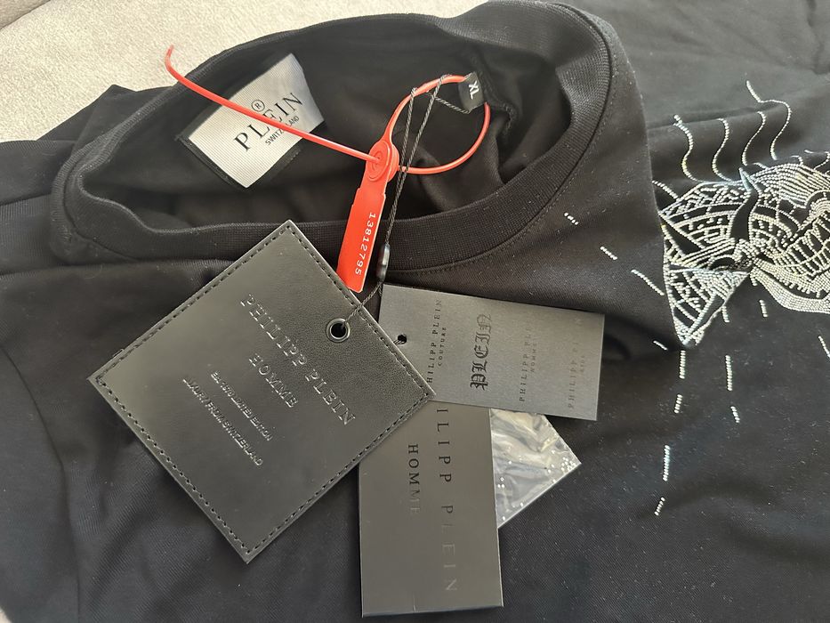 Черна и бяла тениска Philipp Plein