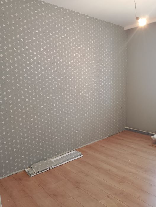 Поклейка обоев.Левкас под обои. Галтели. .