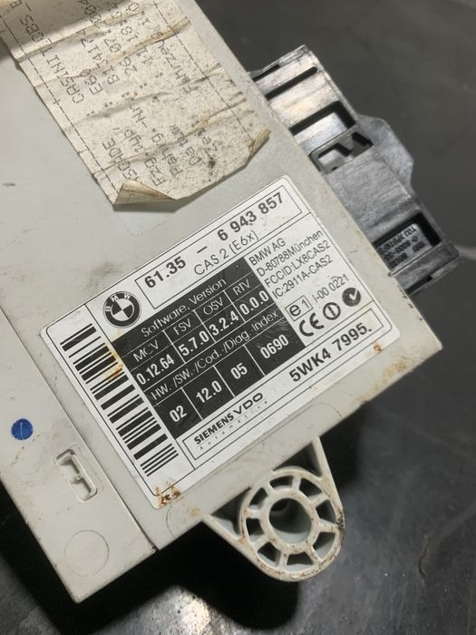 Modul CAS imobilizator BMW Seria 5 E60 E61 | 6943857