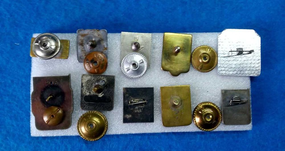 Знаки значки тяжелые СССР и Узбекистана 9шт.