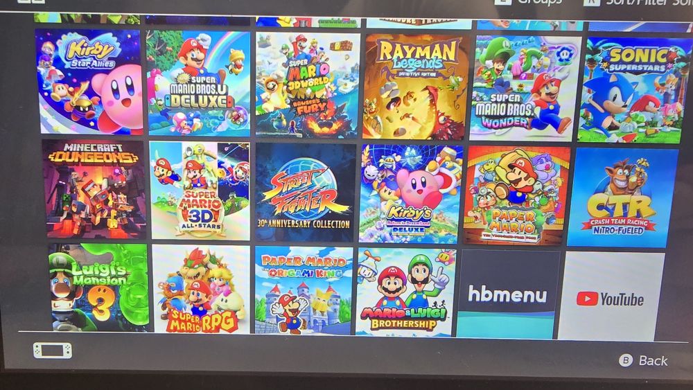 Nintendo switch modat
