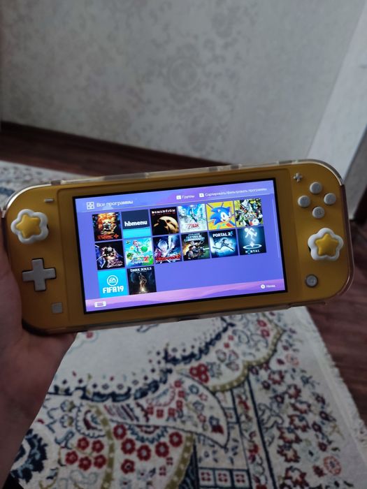 Nintendo switch lite прошитый 256 гб