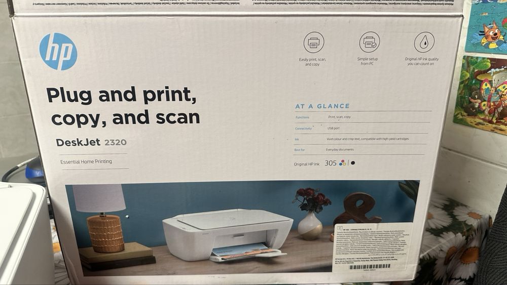 Цветной принтер HP DeskJet 2320 МФУ (цветной принтер, сканер, копир)