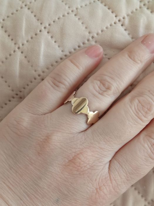 Золотое кольцо стильное