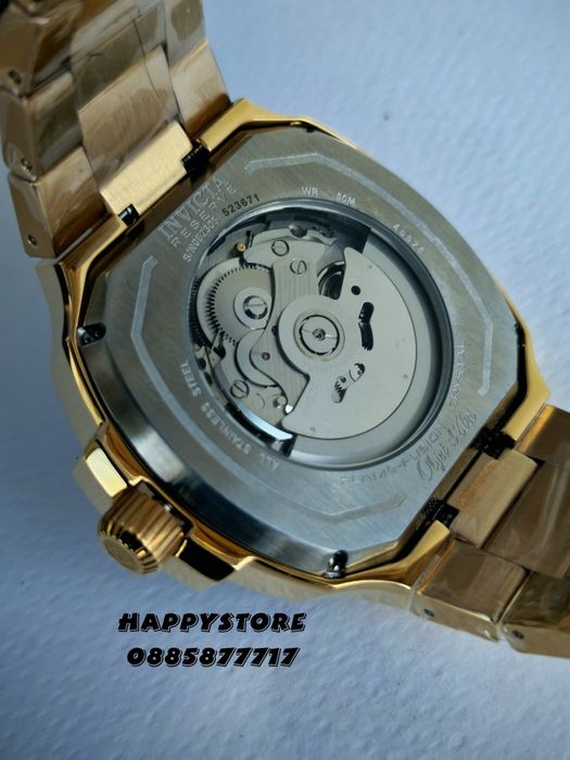 INVICTA Gravity Gold automatic 46 mm, Инвикта нов мъжки часовник