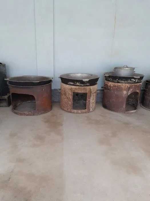 Продается казан с очагом 300 литров