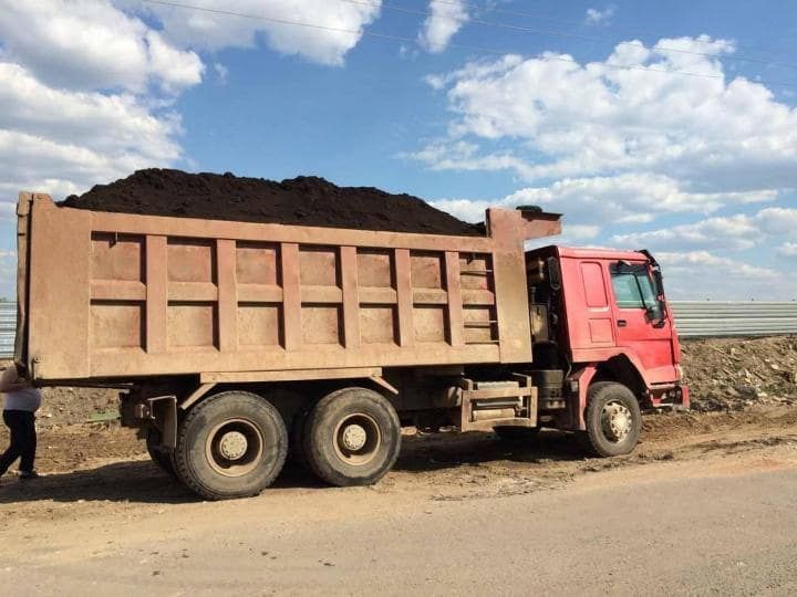 Шебень, грунт, пгс, желтый песок