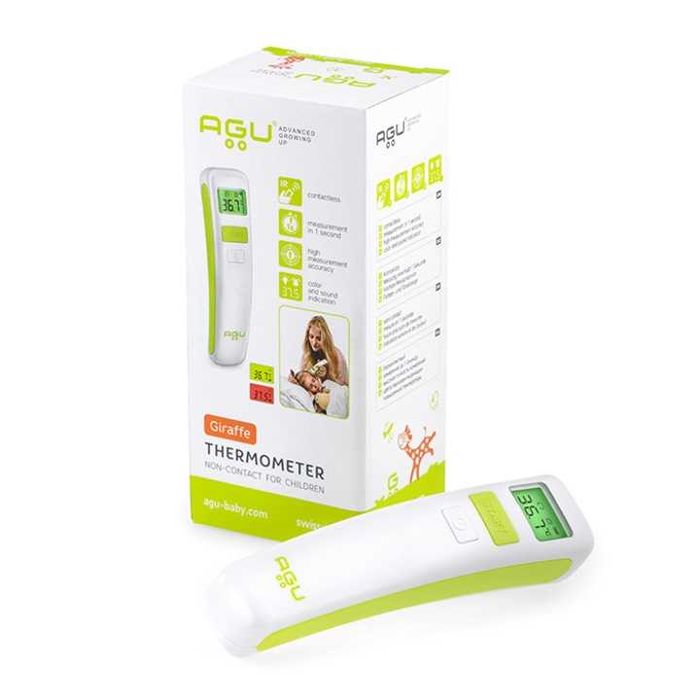 Термометър за деца AGU, Без контакт, От раждането, Жираф