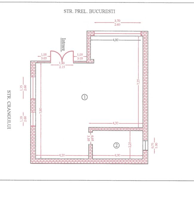 Spatiu De închiriat situat pe Prelungirea București