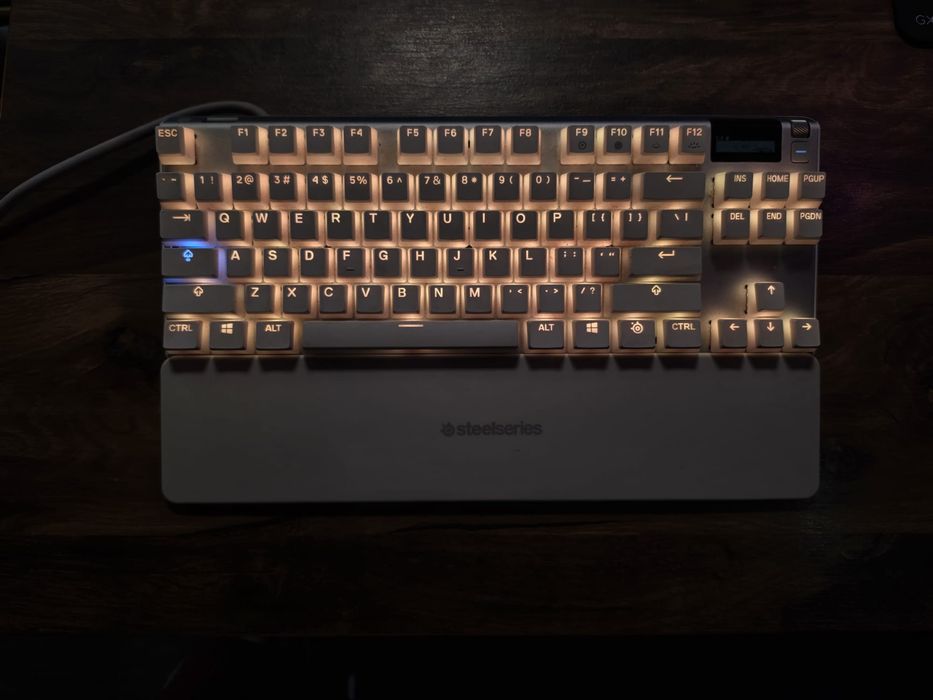 Tastatura Gaming Mecanica SteelSeries Apex 7 TKL Ghost Edition (Alba)