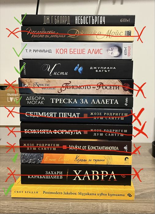 Много запазени и нови книги на ниски цени