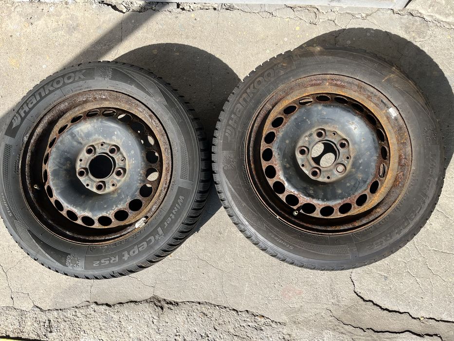 2 бр. джанти 15” със зимни гуми 185/65/15 за Mercedes A class 5х112