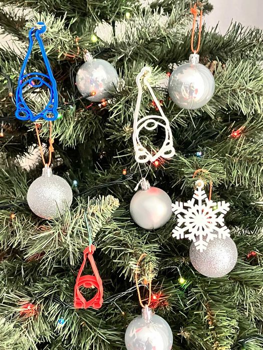 Gnomi de Crăciun 3D - Pe Bucată sau Seturi - Albastru, Roșu, Alb