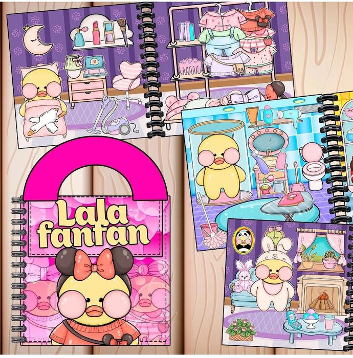 Книжки на липучках для детей.