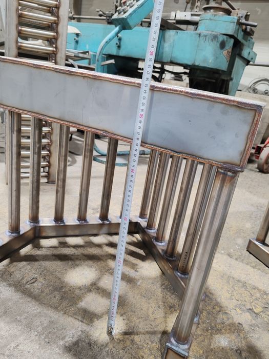 Registru termic inox șemineu sobă colt, cazan încălzire centrală