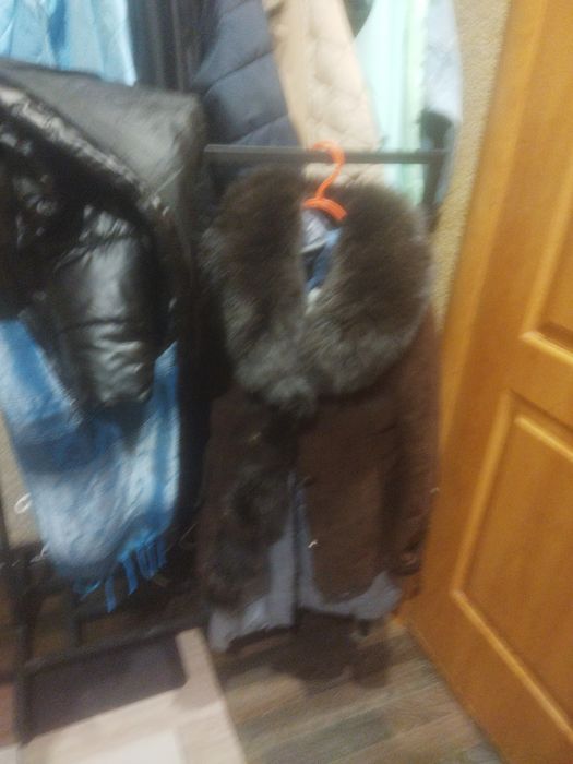 Дубленка коричневая. Покупала дорого