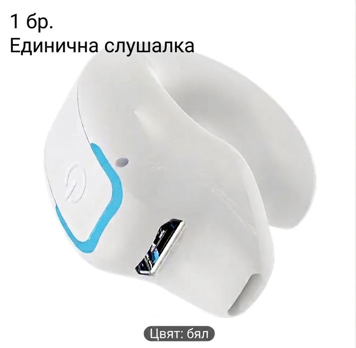 Нова Безжична Мини Слушалка (Единична) – Дискретна и Удобна
