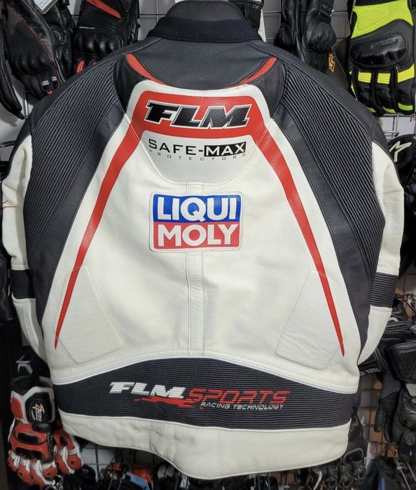 .. Geaca moto piele naturala FLM Sports Combi 1.0 - ABSOLUT NOUA - 54