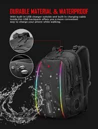 Marvo Gaming Backpack 15.6" RGB with Bluetooth Speaker - MARVO-BA-02