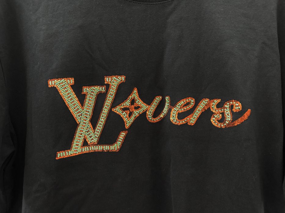 Louis Vuitton LV Vers embellished T-shirt