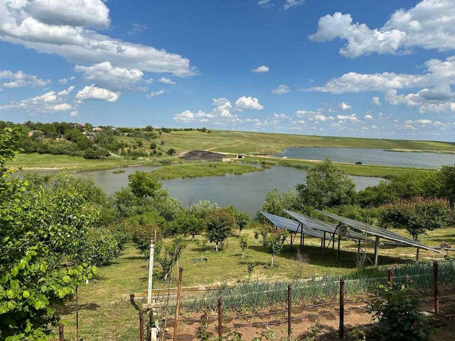 Casă cu ieșire la lac | 2.453 mp teren | Panouri fotovoltaice 9 kW, sat Naipu judet Giurgiu