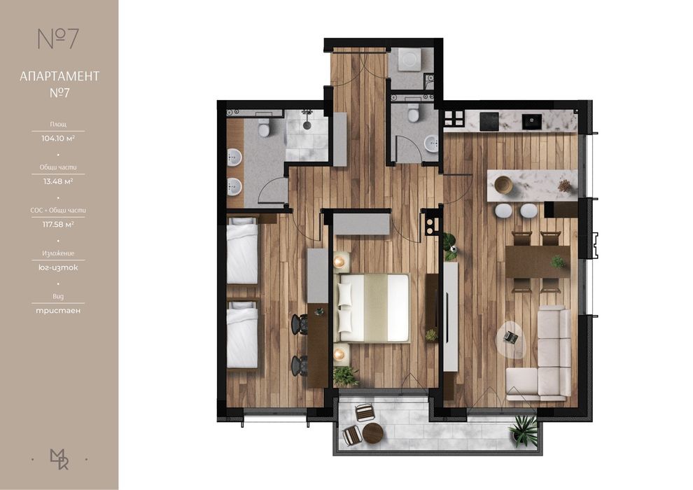 Продава се Двустаен апартамент в Димитровград - 60 кв.м за 834 €/кв.м - Снимка #6