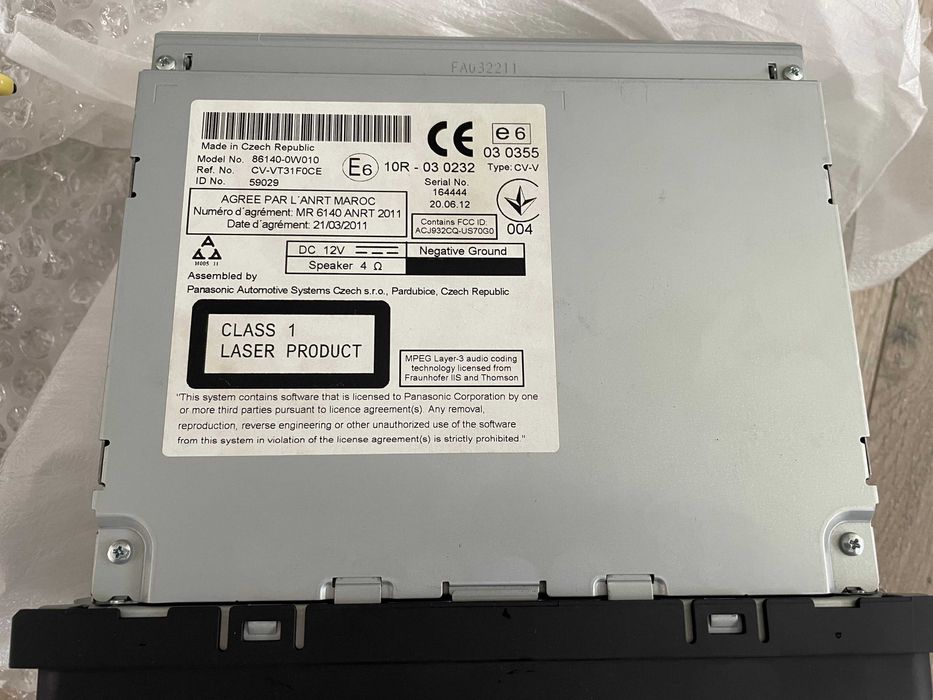 Заводско CD/Radio/Bluetooth Toyota RAV4 gen3