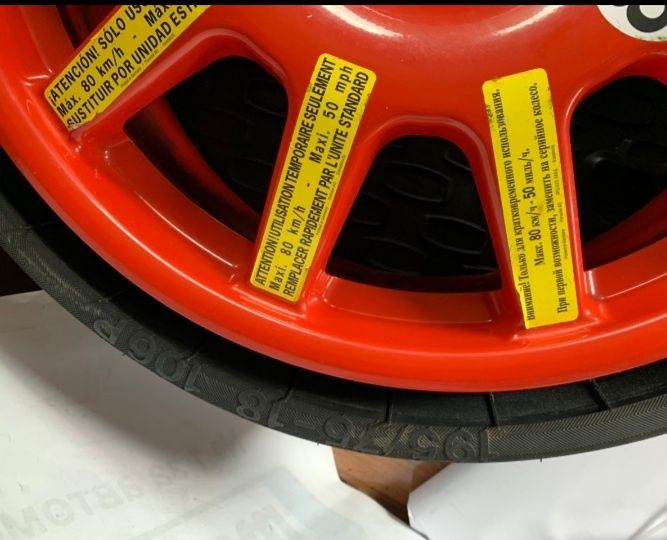 резервна гума патерица сгъваема 15,16,17,18, 19цола за мерцедес и ауди