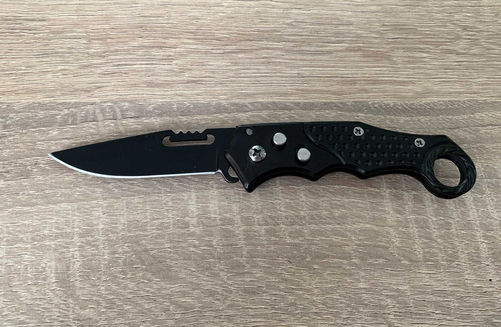 Briceag negru 16 cm automat M10 Dalimag - drumetii - colectie