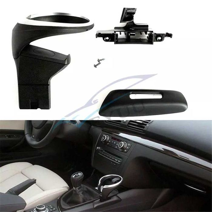 Suport Pahar NOU Cup Holder Bmw Seria 1 X1  E82 E84 E88 E81 E82 E87