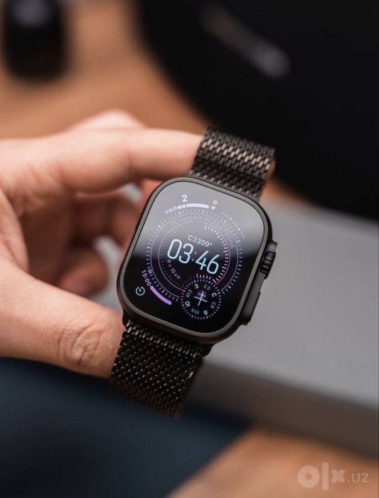 Apple watch ultra 2 Black Milanese loop