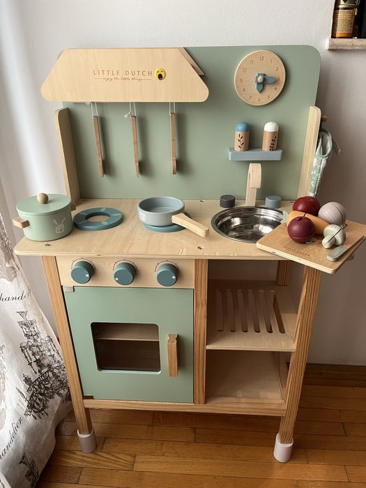 Batarie din lemn Little Dutch - Advebture + Accesorii