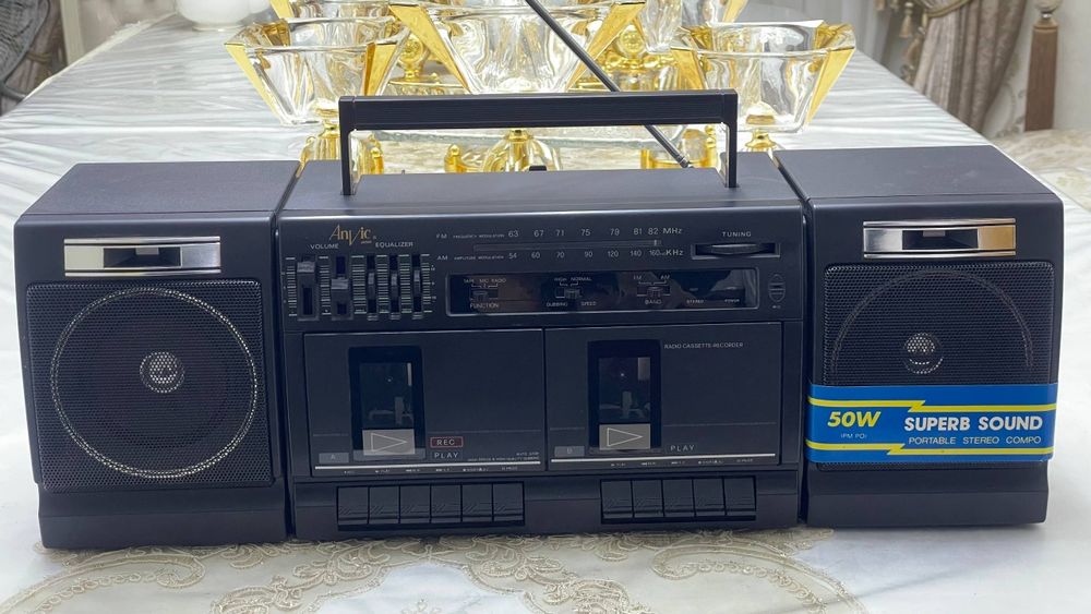 Магнитафон ANVIC  JAPON 9009 (Double Cassette) Оригинал Новый!