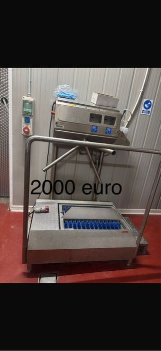 Igienizatoare industriale, feliator Bizerba cu banda